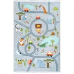 فرش کودک جاده حیوانات کد 101291