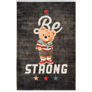 فرش کودک خرس قوی کد 25KM0100