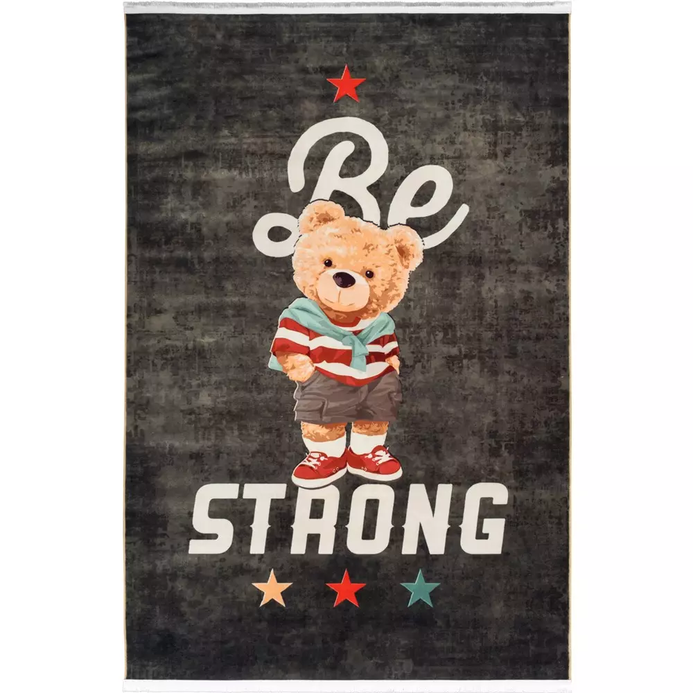 فرش کودک خرس قوی کد 25KM0100 فرش کودک خرس قوی کد 25KM0100