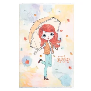 فرش کودک دختر پاییز کد 101230