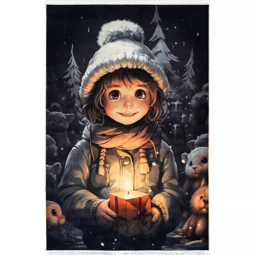 فرش کودک دختر کد 25KK0010 فرش کودک دختر کد 25KK0010 - تصویر 1