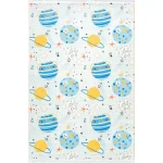 فرش کودک طرح سیاره ها کد 25KM0130