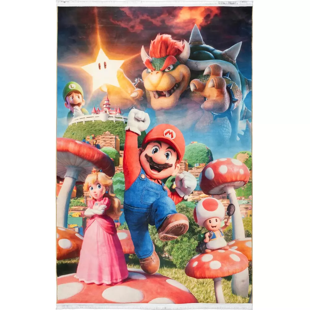 فرش کودک ماریو کد 25KM0190 فرش کودک ماریو کد 25KM0190