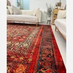 فرش محتشم طرح هلنا کد25NH0010 قرمز - تصویر 9