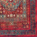 فرش محتشم طرح هلنا کد25NH0010 قرمز - تصویر 3