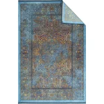 فرش محتشم طرح هلنا کد 25NH0000 آبی - تصویر 2