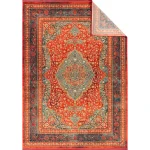 فرش محتشم طرح هلنا کد 25TT0060 لاکی - تصویر 2