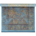 فرش محتشم طرح هلنا کد 25NH0000 آبی - تصویر 3