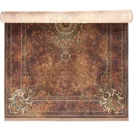 فرش محتشم طرح هلنا کد25NH0020 قهوه ای - تصویر 3