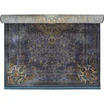 فرش محتشم طرح هلنا کد25NH0020 فیروزه ای تیره - تصویر 3