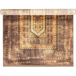 فرش محتشم طرح هلنا کد25NH0040 کاکائویی - تصویر 3