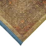 فرش محتشم طرح هلنا کد25NH0000 زیتونی - تصویر 4