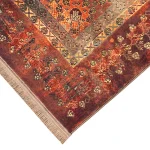 فرش محتشم طرح هلنا کد25NH0040 حنایی - تصویر 4