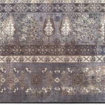 فرش محتشم طرح هلنا کد25NH0040 دودی - تصویر 5