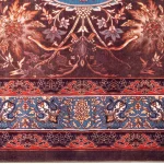 فرش محتشم طرح هلنا کد25NH0050 عنابی - تصویر 5