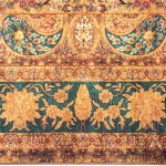 فرش محتشم طرح هلنا کد25NH0060 سبز - تصویر 5