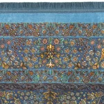 فرش محتشم طرح هلنا کد 25NH0000 آبی - تصویر 5