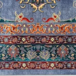 فرش محتشم طرح هلنا کد 25TT0050 طوسی - تصویر 5