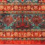 فرش محتشم طرح هلنا کد 25TT0060 لاکی - تصویر 5
