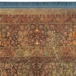 فرش محتشم طرح هلنا کد25NH0000 زیتونی - تصویر 5