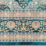 فرش محتشم طرح هلنا کد 25TT0060 سبز - تصویر 5