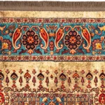 فرش محتشم طرح هلنا کد25NH0010 خاکی - تصویر 5