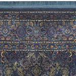 فرش محتشم طرح هلنا کد25NH0020 فیروزه ای تیره - تصویر 5