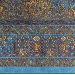 فرش محتشم طرح هلنا کد 25NH0000 آبی - تصویر 6