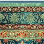 فرش محتشم طرح هلنا کد 25TT0050 سبز - تصویر 6