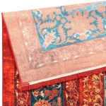 فرش محتشم طرح هلنا کد 25TT0050 لاکی - تصویر 6