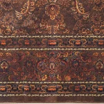 فرش محتشم طرح هلنا کد25NH0020 قهوه ای - تصویر 6