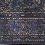 فرش محتشم طرح هلنا کد25NH0020 فیروزه ای تیره - تصویر 6