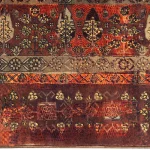 فرش محتشم طرح هلنا کد25NH0040 حنایی - تصویر 6