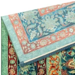 فرش محتشم طرح هلنا کد 25TT0050 سبز - تصویر 7