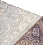 فرش محتشم طرح هلنا کد25NH0030 خاکستری - تصویر 7