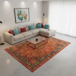 فرش محتشم طرح هلنا کد 25TT0090 لاکی - تصویر 8