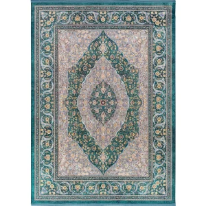 فرش محتشم طرح هلنا کد 25TT0070 سبز