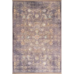 فرش محتشم طرح هلنا کد25NH0030 خاکستری