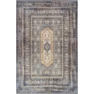 فرش محتشم طرح هلنا کد25NH0040 دودی