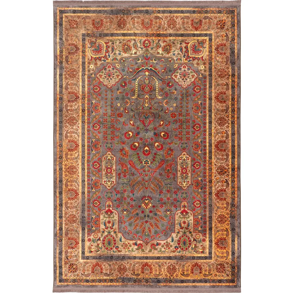 فرش محتشم طرح هلنا کد25NH0070 طوسی فرش محتشم طرح هلنا کد25NH0070 طوسی