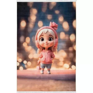 ست فرش وپرده اتاق کودک