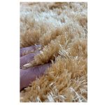 فرش شگی طلایی کد 400902 - تصویر 4
